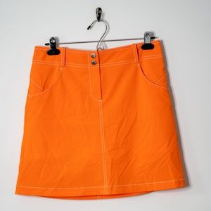 Annika Skirt with Pockets (Orange)